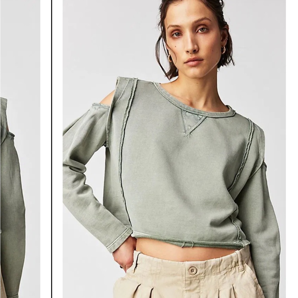 Free People We The Free Davis Cold Shoulder Top